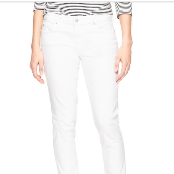 Gap tall girlfriend white jeans - Picture 2 of 6
